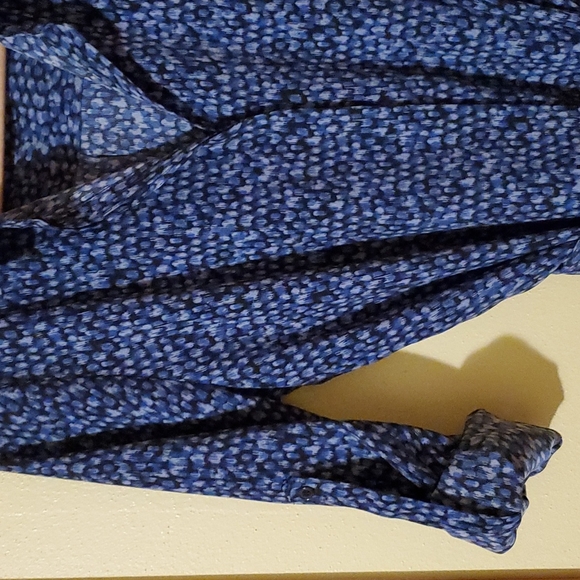 🛍XXI (Forever 21) shirt dress, beautiful pattern, Size M, EUC - Picture 10 of 12